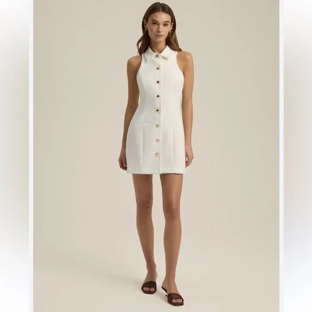 FAVORITE DAUGHTER uptown girl mini dress in ivory